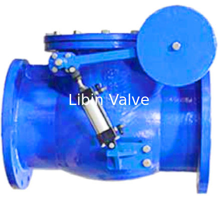 Flange Connections Swing Check Valve , Non Return Valve With Resilient / Metal Seated
