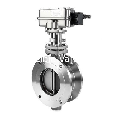 Electric On/off Butterfly Valve Stainless Steel and Bi-dreictional Bubble Tight for Industrial Applications