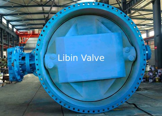 AWWA DN3000 Blauwe High Performance Butterfly Valves, Middendruk Ductiel IJzer Butterfly Valve