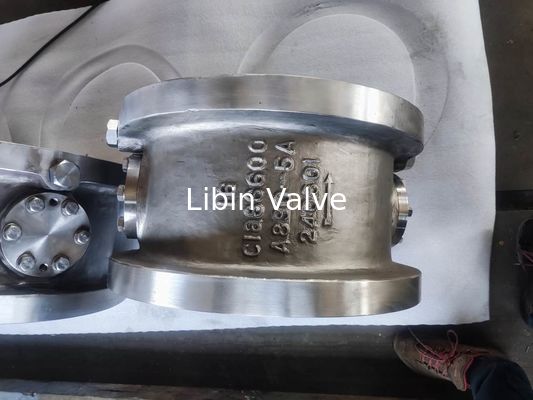 Duplex stainless steel dual disc dcheck valve